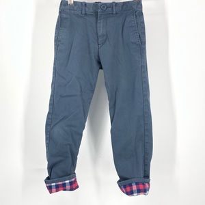 Crewcuts 7 adjustable waist flannel lined pants